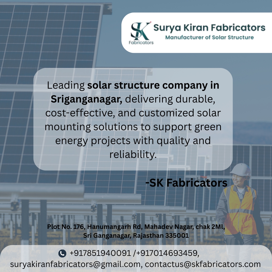 Solar Structure Company in Sriganganagar